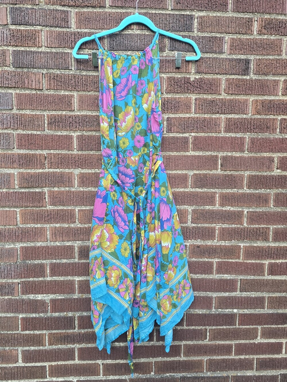 Lilka Dinan Floral Halter Dress, Sz M